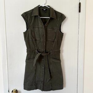 Paige Jaxsyn Belted Utility Mini Dress Size 6